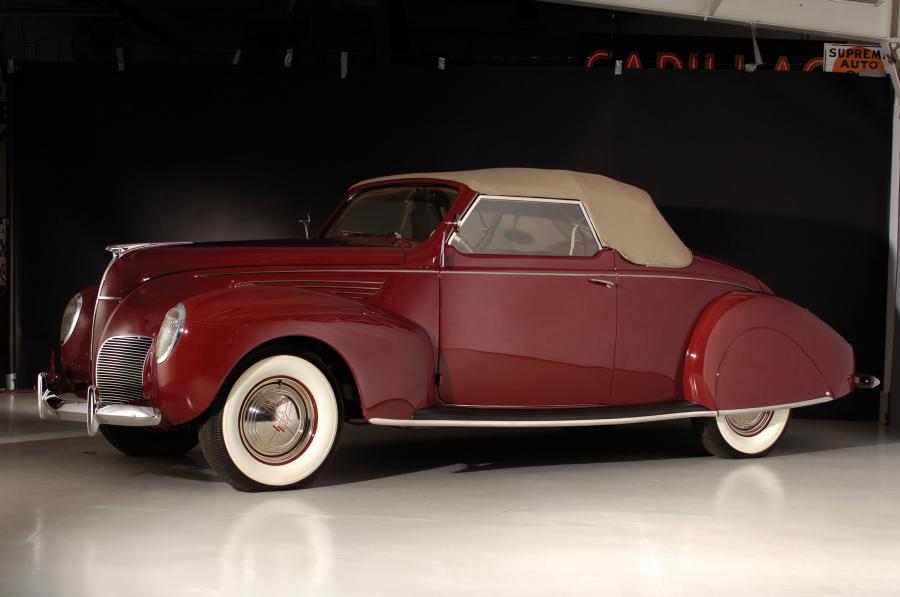  Lincoln Zephyr Convertible Coupe (86H-760(B)) 1938 года  (фото 3 из 36)